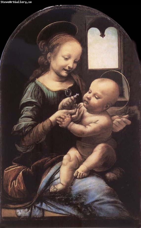 LEONARDO da Vinci The madonna with the Children
